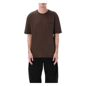 Christophe Lemaire T-Shirts, male, Brown, Size: XL Boxy Short Sleeve T-Shirt