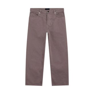 Stone Island Straight Jeans, male, Purple, Size: W36 Loose-fit Five-pocket Jeans