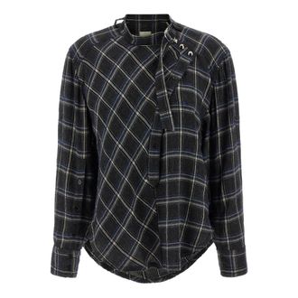 Isabel Marant Overhemden, Dames, Blauw, S, Wol, Gerla Blouse