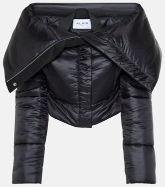 Alaia Alaïa Giacca imbottita cropped