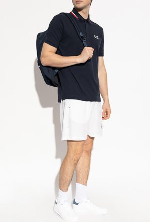 Emporio Armani Shorts With Logo, Mens, White