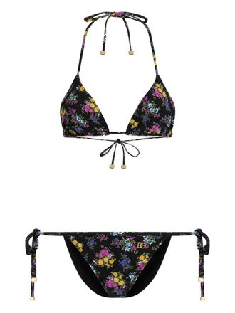 Dolce & Gabbana Top bikini floreale Dolce & Gabbana
