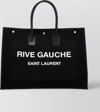 Saint Laurent left bank large tote bag