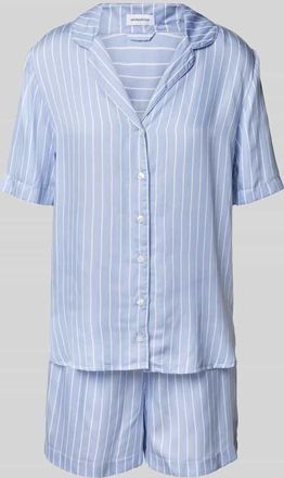 Seidensticker Seidensticker Pyjama mit Reverskragen in Hellblau, Größe XXL