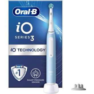Braun Oral-B iO Series 3 Spazzolino Elettrico Ricaricabile Colore Azzurro