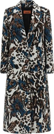 Missoni Animalier Coat Trench E Impermeabili Multicolor-Donna