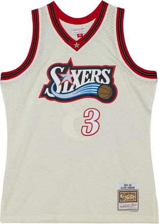 Mitchell & Ness Canotta con logo 76ers 1997 - Toni neutri
