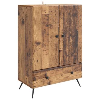 vidaXL Aparador Madera Envejecida 66 X 34,5 X 95 Cm Vidaxl