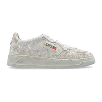 Autry Medalist Low - Dames - Sneakers - Beige - 36 EU - Leer - Schoenen