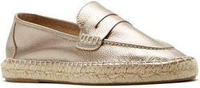 La Canadienne Cash City Dry Waterproof Espadrille Loafer in Bronze at Nordstrom Rack, Size 11