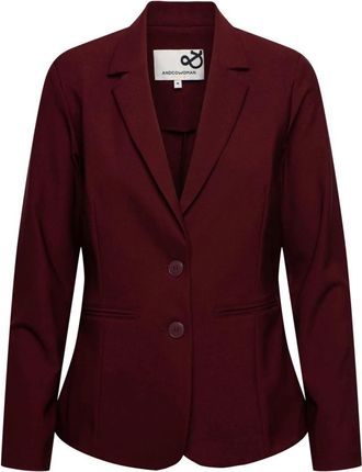 &Co Woman Phileine Blazer - Dames - Blazers - Rood - XS - Leer - Jassen