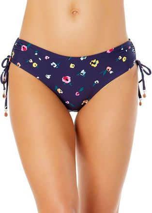 Anne Cole Womens Gradient Floral Side Tie Bikini Swim Bottom in Multicolored at Nordstrom, Size X-Small