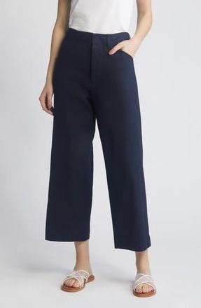 Rag & Bone Banks Linen Blend Crop Pants in Salute at Nordstrom Rack, Size 2