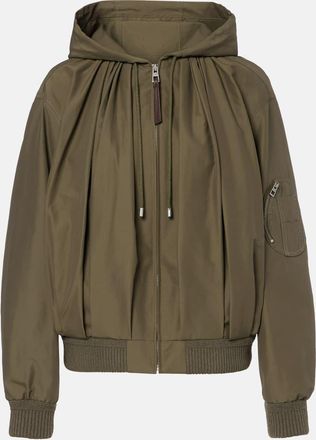 Loewe Gathered cotton-blend jacket