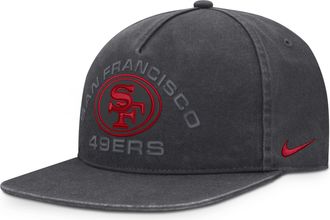 Nike San Francisco 49ers Primetime Pro Nike Mens NFL Adjustable Hat in Grey | NF5706F9B-6CZ