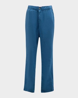 Swims Men & apos;s Amalfi Linen Slim Fit Pants