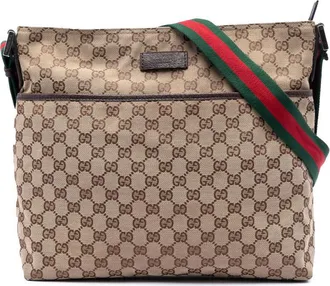 Gucci Pre-owned Gucci GG Canvas Web Crossbody Unisex 9V6WQS5SIJVTM5TK