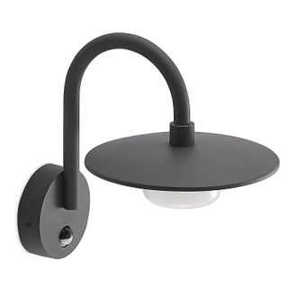 Lucande Lucande - L&aacute;mpara De Pared Exterior zamalino En Negro Aluminio