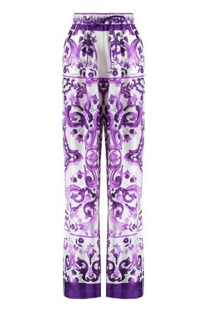 Dolce & Gabbana Printed Twill Trousers