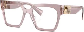 Miu Miu Eyewear Occhiali squadrati con logo - Rosa