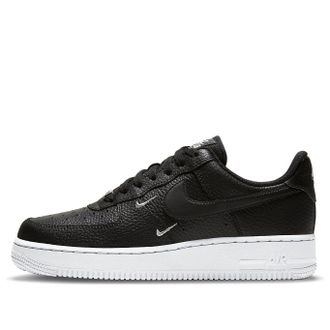 Nike (WMNS) Nike Air Force 1 07 Essential Tumble Leather - Black CT1989-002