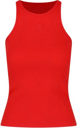 Marine Serre Tank Top In Cotone