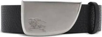 Burberry Shield Buckle Leather Belt, Size 100
