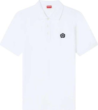 Kenzo Slim Fit Cotton Polo Shirt Boke Flower 2.0
