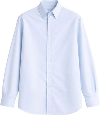 J.W.Anderson Klassiek Shirt - Heren - Casual Overhemden - Blauw - XL - Katoen - Overhemden