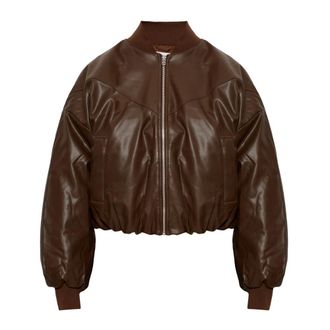 Nike Giacca Bomber Therma-FIT - - Sport - Donna - Marrone - XS