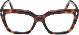 Tom Ford Eyewear square-frame glasses - Brown