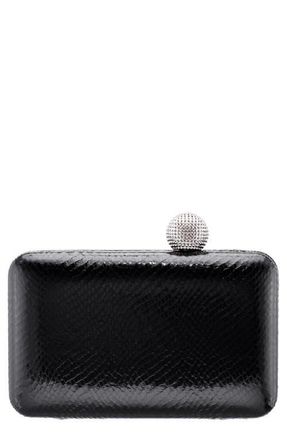 Nina Kimberly Minaudi&egrave;re Clutch in Black at Nordstrom