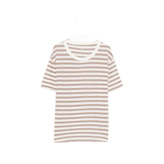 Majestic Filatures Striped Short-sleeve T-shirt