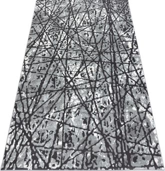 RugsX Rugsx - Alfombra Zara 0w7053 P50 140 - Structural Dos Niveles De Vell&oacute;n Gris Grey 120x170 Cm