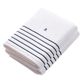 Scalpers Set de 2 toallas de algod&oacute;n blanco 90x150cm