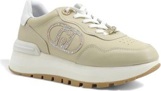 Liu Jo Sneaker - Dames - Sneakers - Beige - 38 EU - Leer - Schoenen