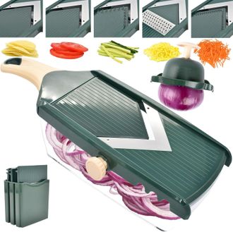 OEM Cuchilla En Forma De V Ultraafilada Con Recipiente, Cortadora Para Patatas, Manzanas Y Cebollas