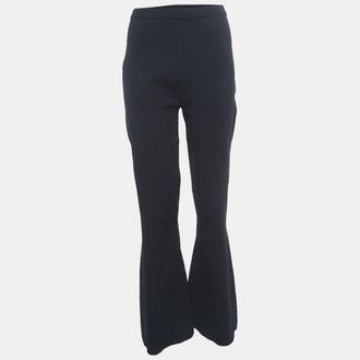 Dion Lee Black Knit Wide Leg Pants