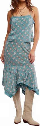 Free People Bali Margot Top In Blue