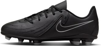 Nike Phantom GX II Club FG/MG Footballshoes Junior-38 1/2 Sneaker, Black, 6 UK