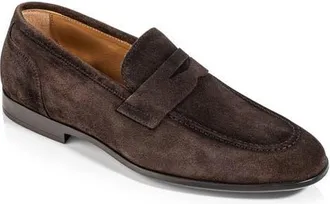 To Boot New York Cambridge Penny Loafer in Brown Suede at Nordstrom, Size 10.5