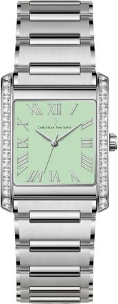 Christian Van Sant Atelier Quartz Green Dial Ladies Watch CV1284