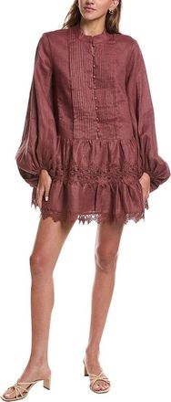 Bardot Antonia Linen Mini Dress