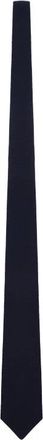 Burberry Check Tie - Heren - Accessoires - Blauw - Maat: ONE Size Zijde