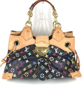 Louis Vuitton Monogram Multicolore Black Noir Monogram Multicolore Shoulder Bag Tote Bag (Pre-Owned)