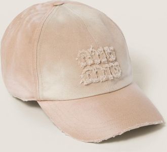 Miu Miu Denim baseball cap
