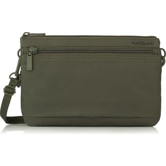 Hedgren Emma RFID Water Repellent Crossbody Bag in Olive at Nordstrom