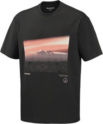 Salomon Shortney Short Sleeve Tee T-Shirt - Unisex | schwarz