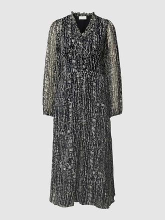 Neo Noir Neo Noir Blusenkleid aus Chiffon Modell NIMES in Black, Gr&ouml;&szlig;e 38