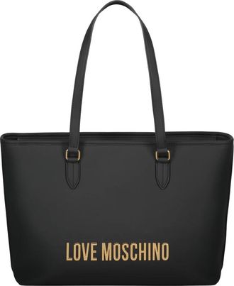 Love Moschino Tote Bag met Lange Handvatten - Dames - Shoppers - Zwart - ONE Size - Tassen
